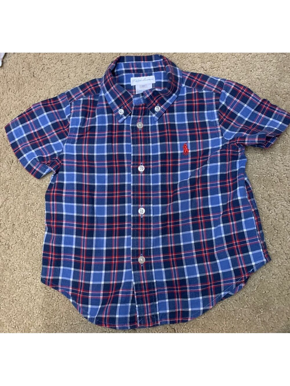 Ralph Lauren short sleeve collared shirt